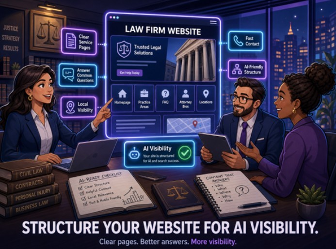 How to Structure Your Law Firm Website for AI Visibility 