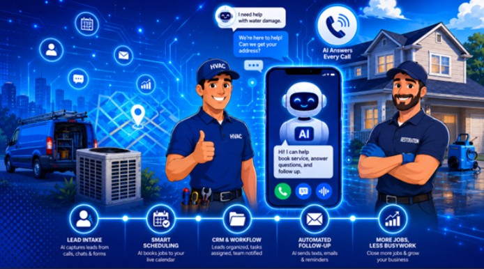 What Should Restoration and HVAC Companies Automate First With AI? 